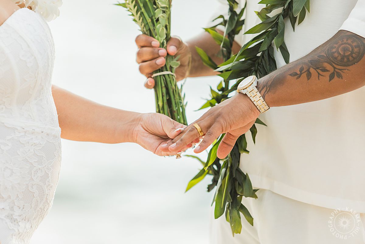 Maui beach wedding