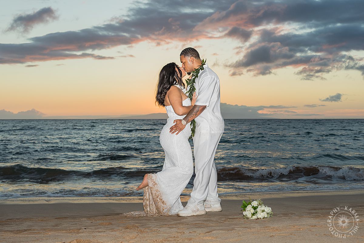 Maui beach wedding