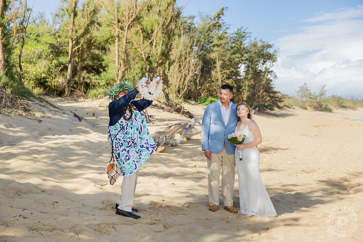 Maui beach wedding