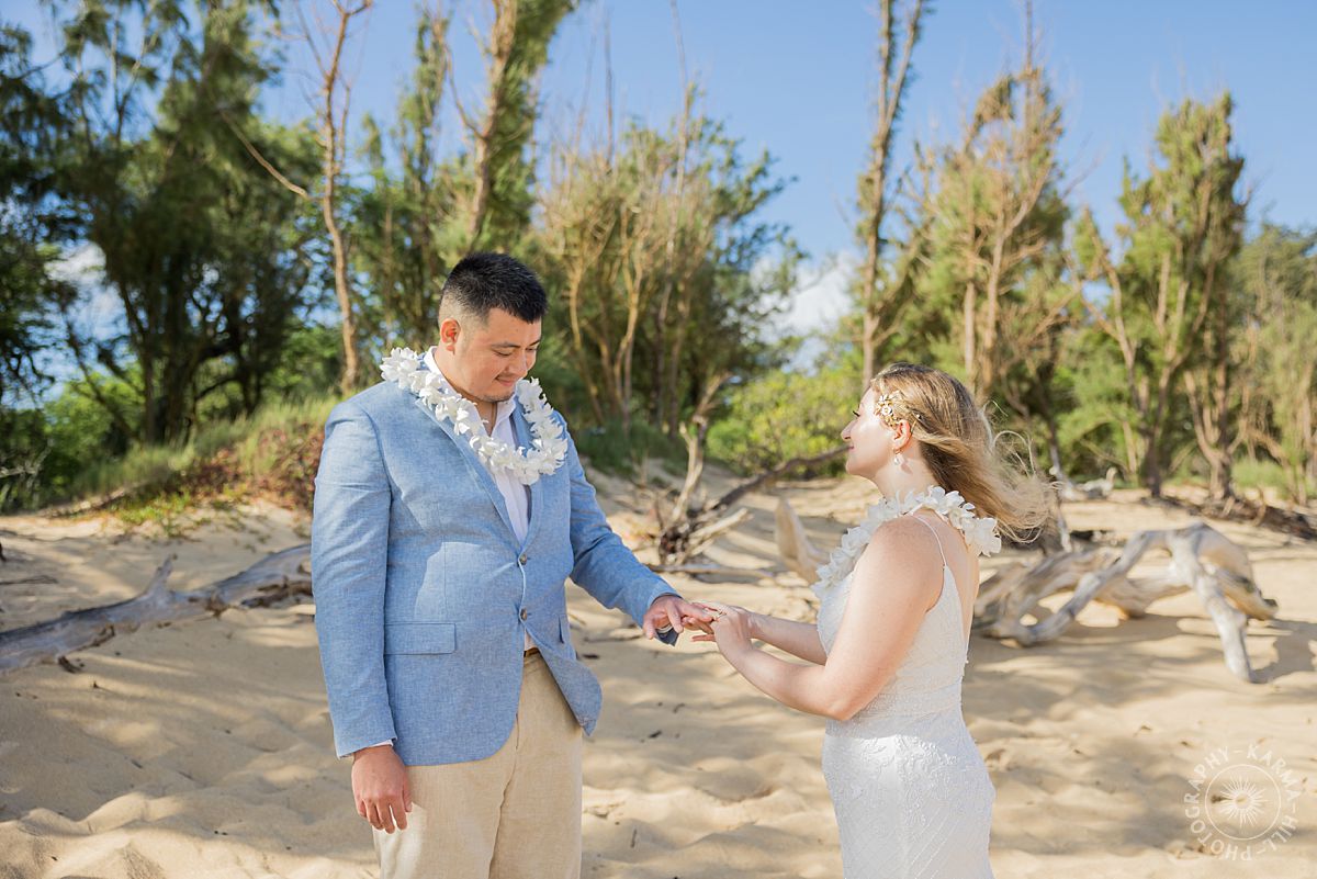 Maui beach wedding