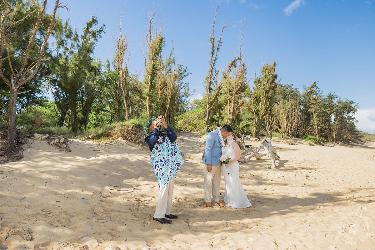 Maui beach wedding